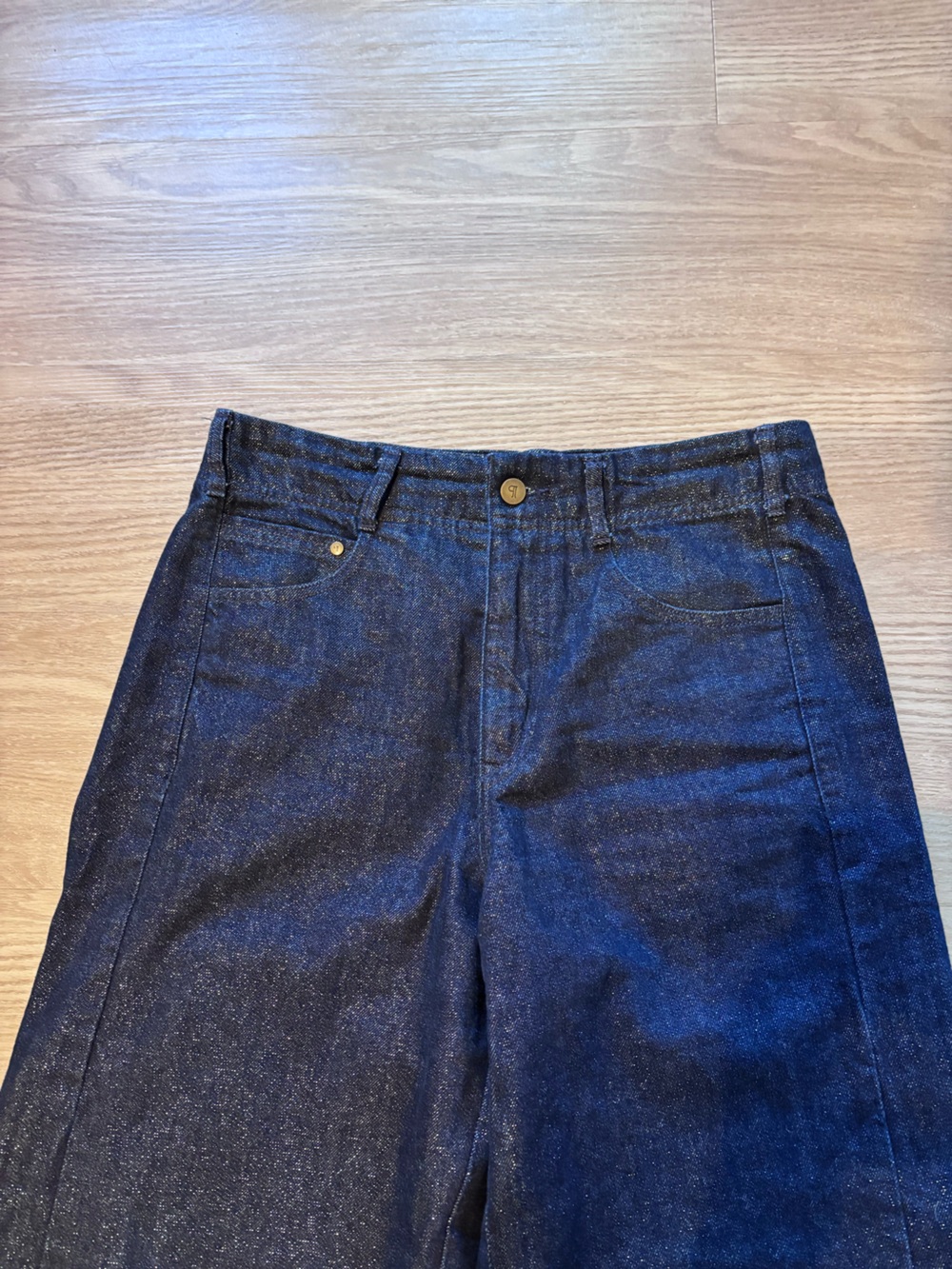 Anthropologie Pilcro Women’s 28 (Fits 31)Adi Sparkle Pull On Mid Rise Flare Jean - Picture 6 of 14